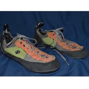 Evolv Trax VTR 3D Men's 9.5 Lace-Up Rock Climbing Shoes Bouldering Rapelling